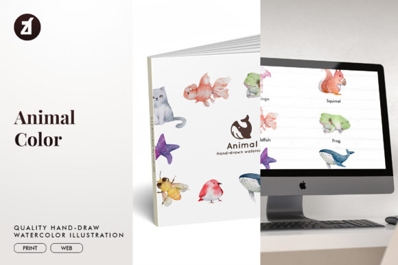 Animal Watercolor Illustration for Local Brands