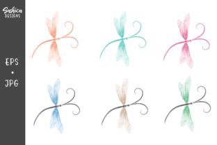 Dragonfly Watercolor Vector Illustration Review