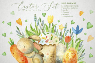 Happy Easter Watercolor Set: Illustrations Review