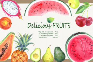 Watercolor Delicious Fruits Set: A Designer Review